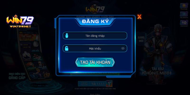 Người chơi chọn mục “Quên mật khẩu”