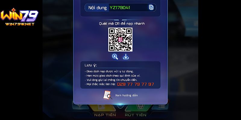 Nạp Tiền Win79 - Hướng Dẫn Nạp Nhanh Chóng, Dễ Dàng Xác nhận lại toàn bộ giao dịch